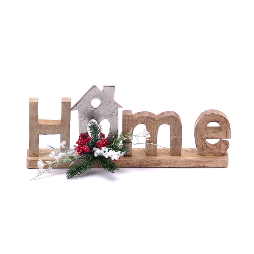 Irigo dřevěná dekorace Home