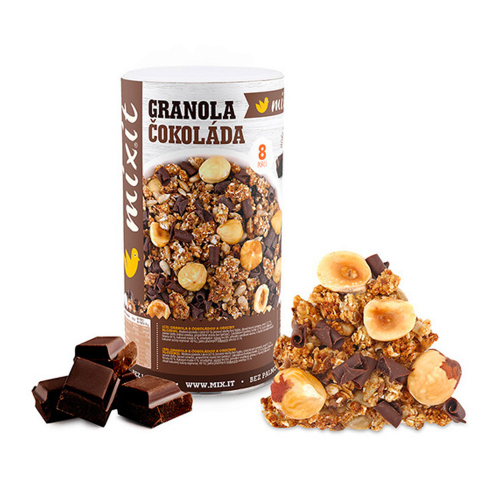 Granola z pece - Čokoláda a lískové ořechy 570g