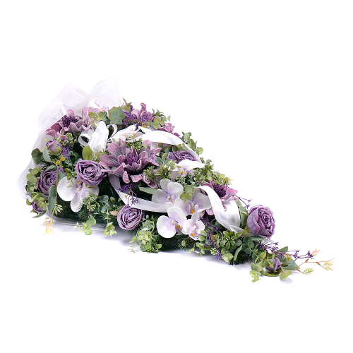 Irigo smuteční kytice fialové květiny