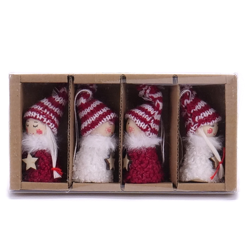 Figurka vianočná x4 L157 mix balenie
