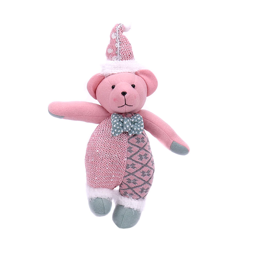 Medveď vianočný L47 28cm 