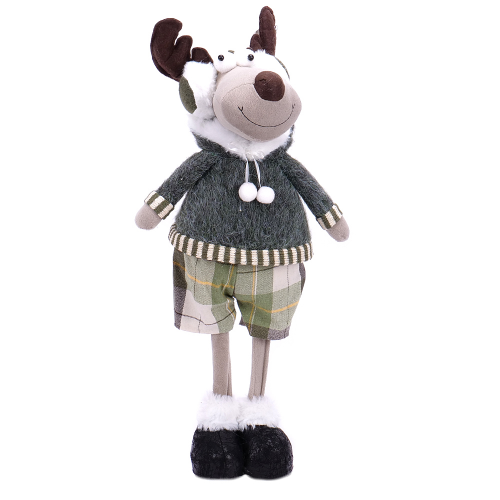 Postavička vianočná sob L183 56cm látková