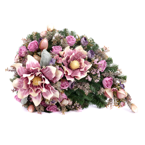 Irigo smuteční slza pěnová magnolie fialové květy