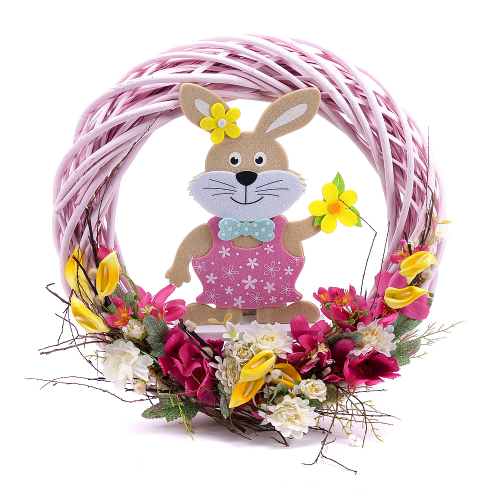 Irigo velikonoční věnec barevné květiny